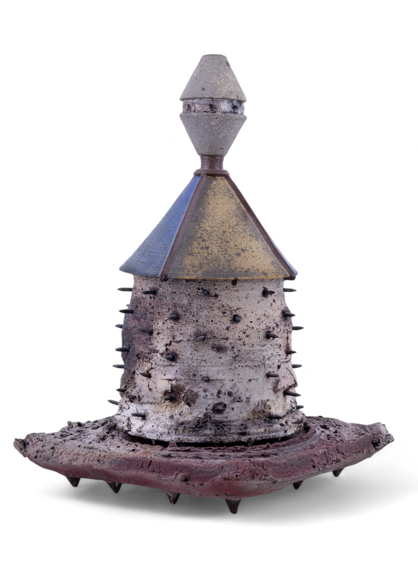 Matt Witt (Am. 20thC) 3-Piece Ceramic Sculpture (1 of 12)