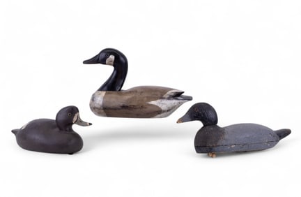 Early Hand painted Working Duck Decoys