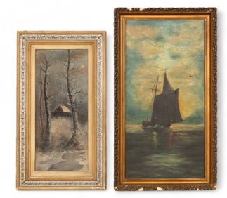 19th/Early 20th C. Oil Paintings (2)