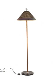 Janna Ugone Hand painted Heirloom Floor Lamp