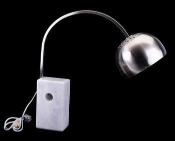 Mid Century Space Age Chrome Dome Lamp