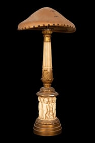 Vintage Quartite MC Cherub Table Lamp
