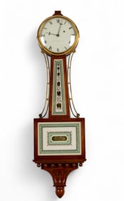 William Heine Banjo Clock w/ Shreve, Crump & Low