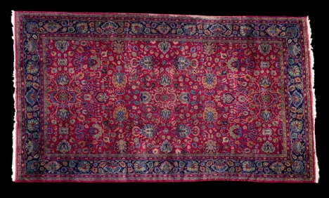 Antique Hand-Made Rug w/ Marking