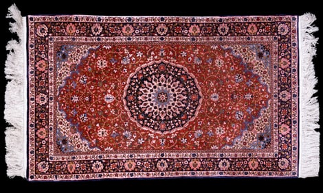 Persian Silk Qum Rug ~3'x5'