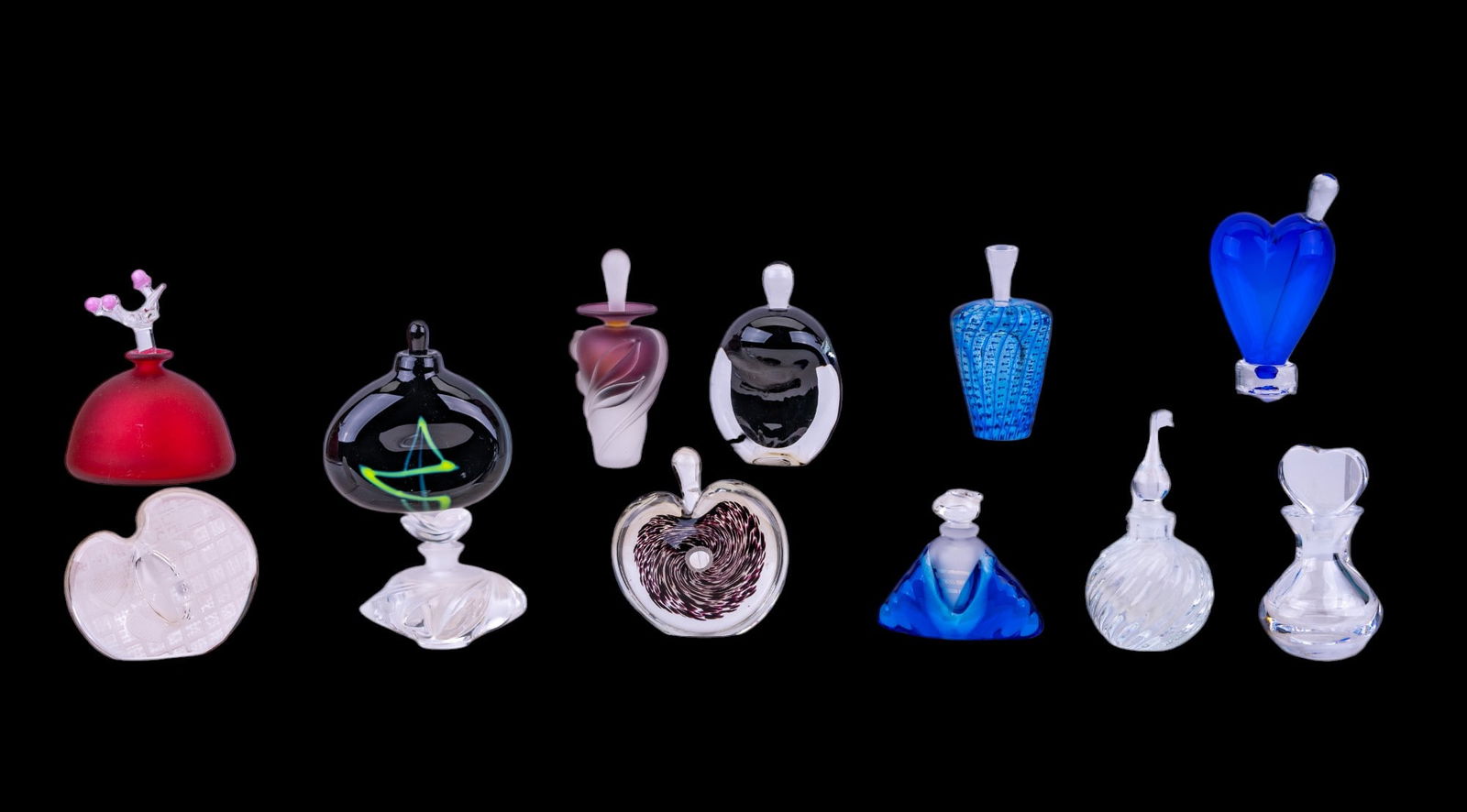 Art Glass Perfume Bottles (11) (1 of 18)