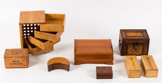 Wooden Trinket Box Collection