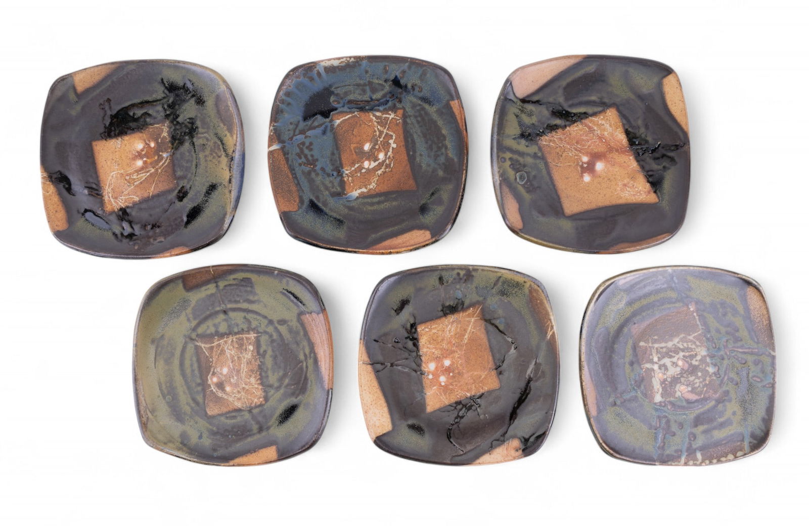 Artisan Earthenware Dinner Plates (6) (1 of 6)