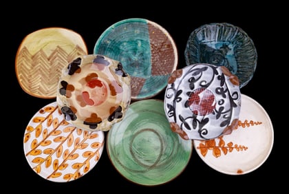 Watershed Ceramics "Salad Days" Plates (8)