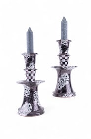 Rebecca Chappelle Sculptural Candle Sticks (2)