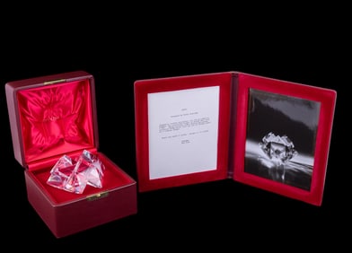 Steuben Glass Sculpture "Arcus" by Peter Aldridge