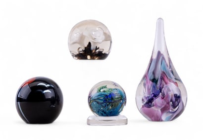 Correia, Simpson, Other Blown Glass Paperweights