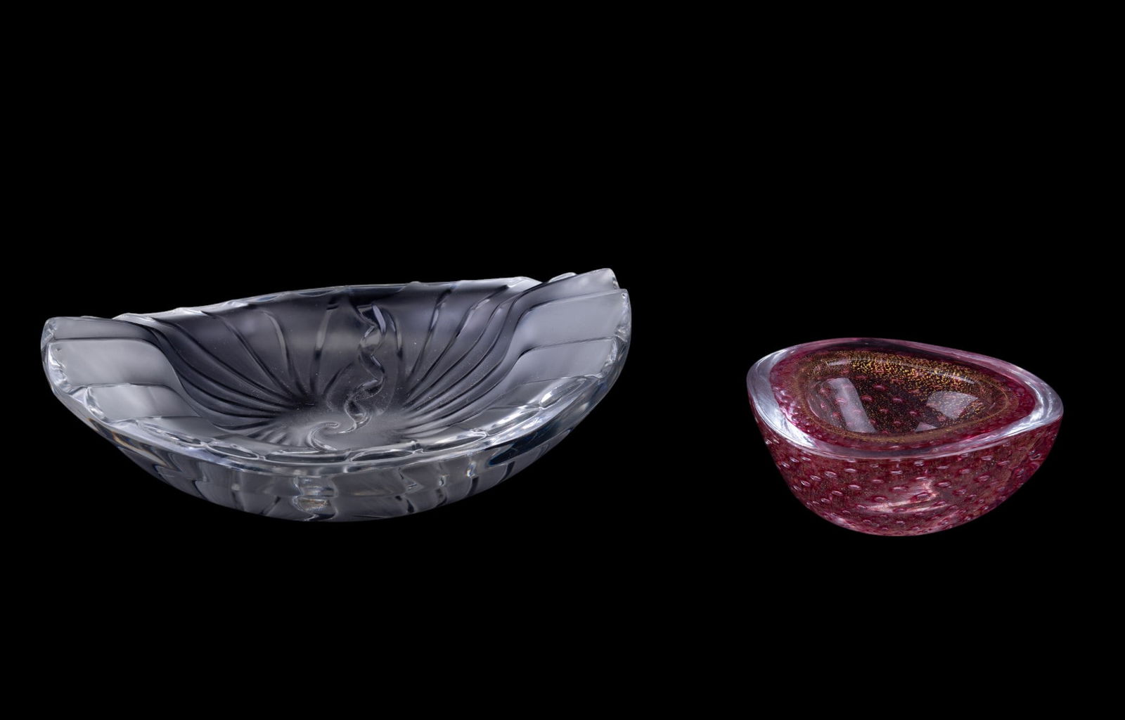 Lalique Crystal and Bullicante Glass Bowls (1 of 6)