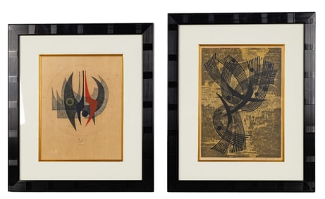 Fumio Fujita (JP b. 1933) Woodblock Prints (2)