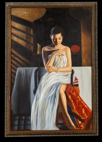 Painting Female Study After Chen Yifei