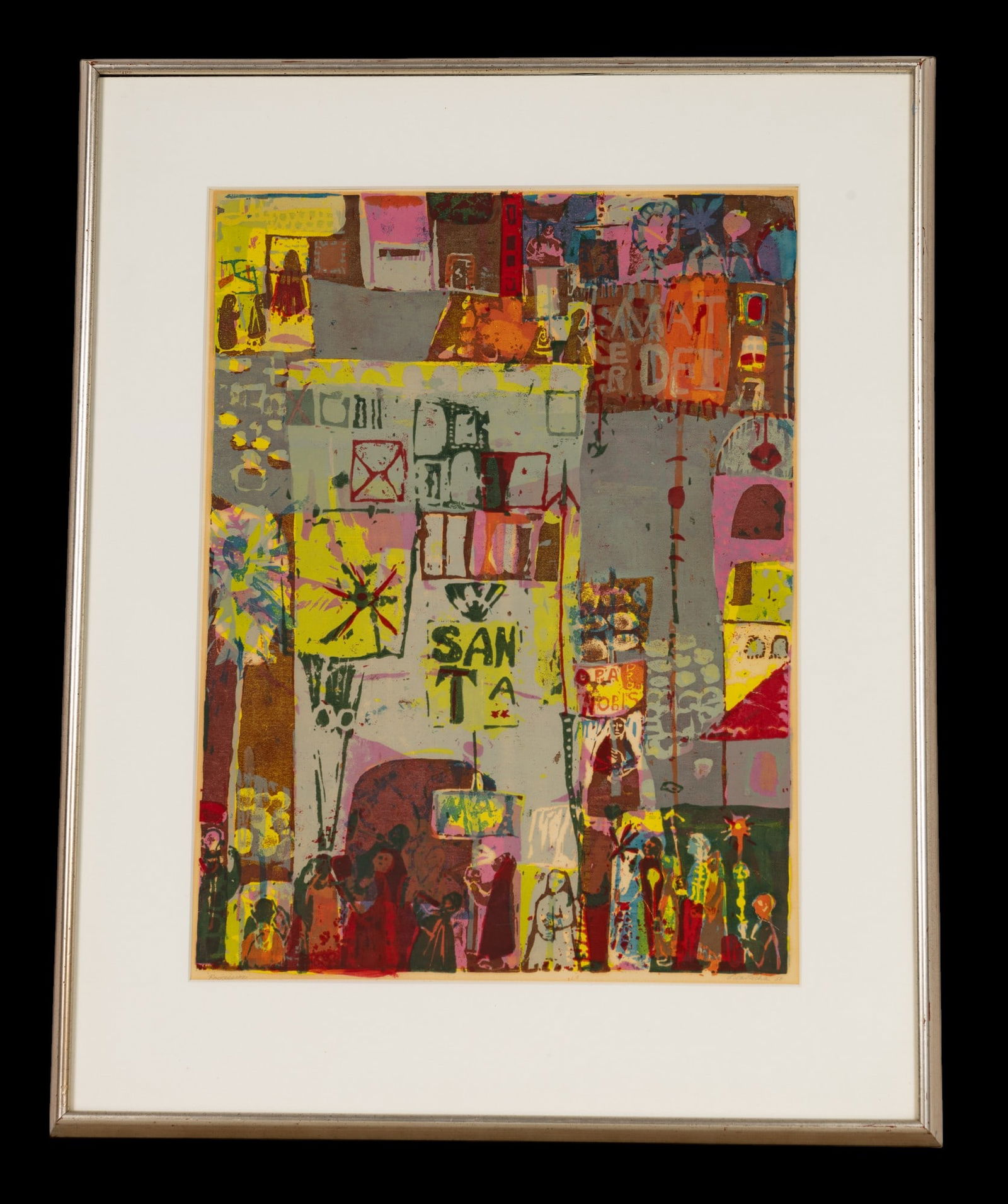 Lita Rocha "Procession" 1955 Silkscreen (1 of 7)