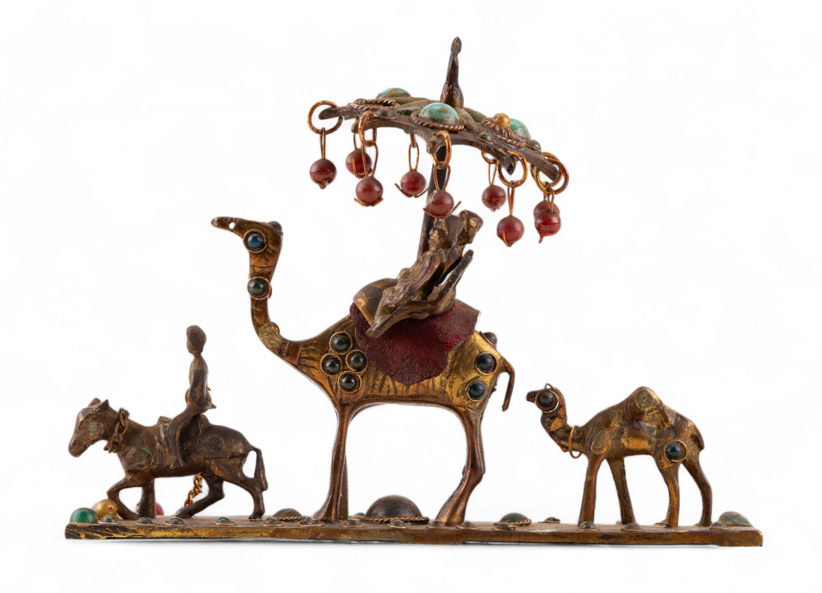 Signed Camel, Rider under Umbrella, Jeweled (1 of 5)