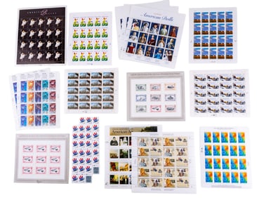 1990s U.S. Stamps - Dolls, Art, Olympics, & More