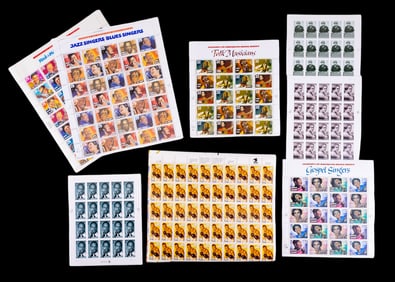 Malcolm X, Madam C.J. Walker, Black History Stamps