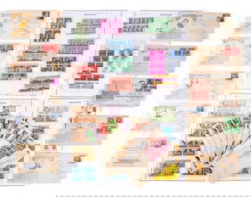 First Day of Issue & U.S. Unused Stamp Groups of 4