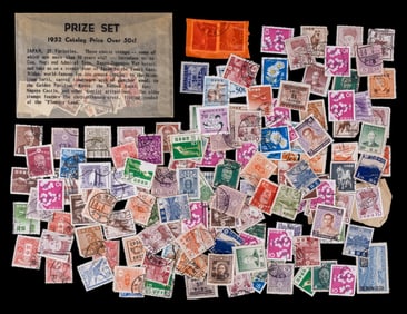 China, Japan, Korea, Thailand, & Hong Kong Stamps