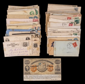 Antique Postcard/Envelope Massive Grouping+ Stamps