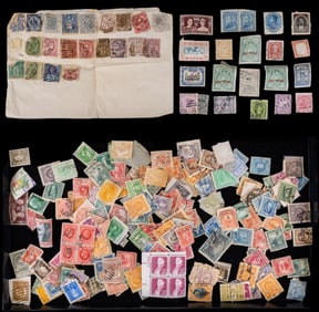 Antique International Stamp Grouping