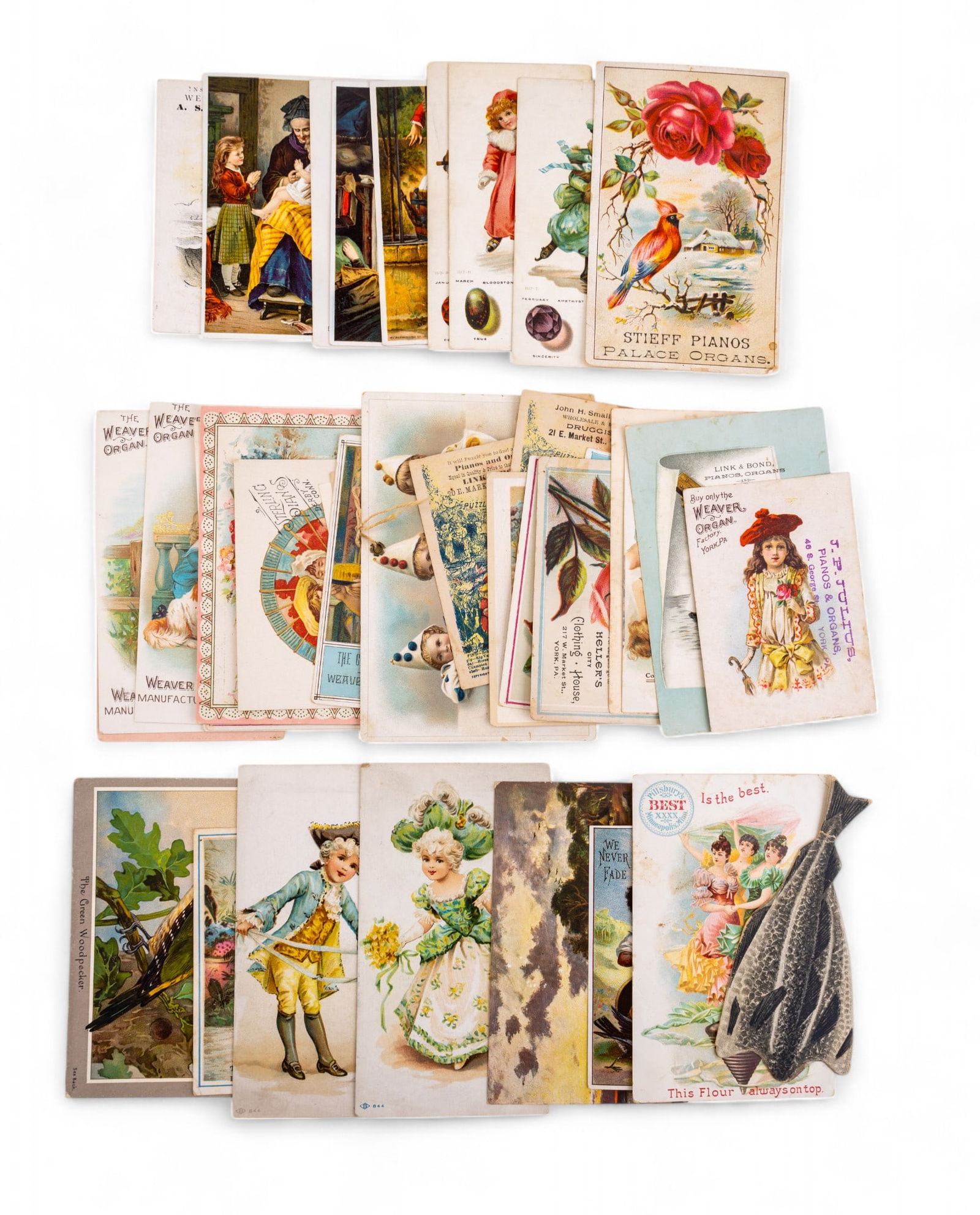 Vintage York, Other PA, & More Advertising Cards (1 of 4)