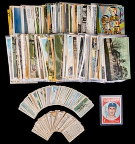 1940's Wings Cigarettes + York & Other Postcards