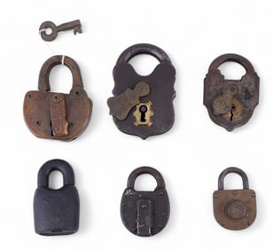 Elgin, MW & Co., PRR, & Adlake Railroad Padlocks