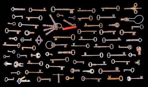 Vintage Corbin, Ford, Taylor, & More Keys