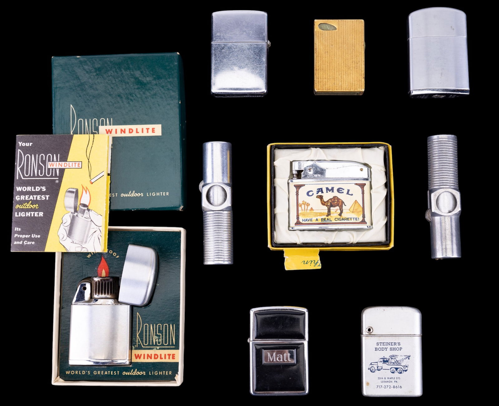 Camel, Zippo, Ronson, Storm Master & More Lighters (1 of 16)