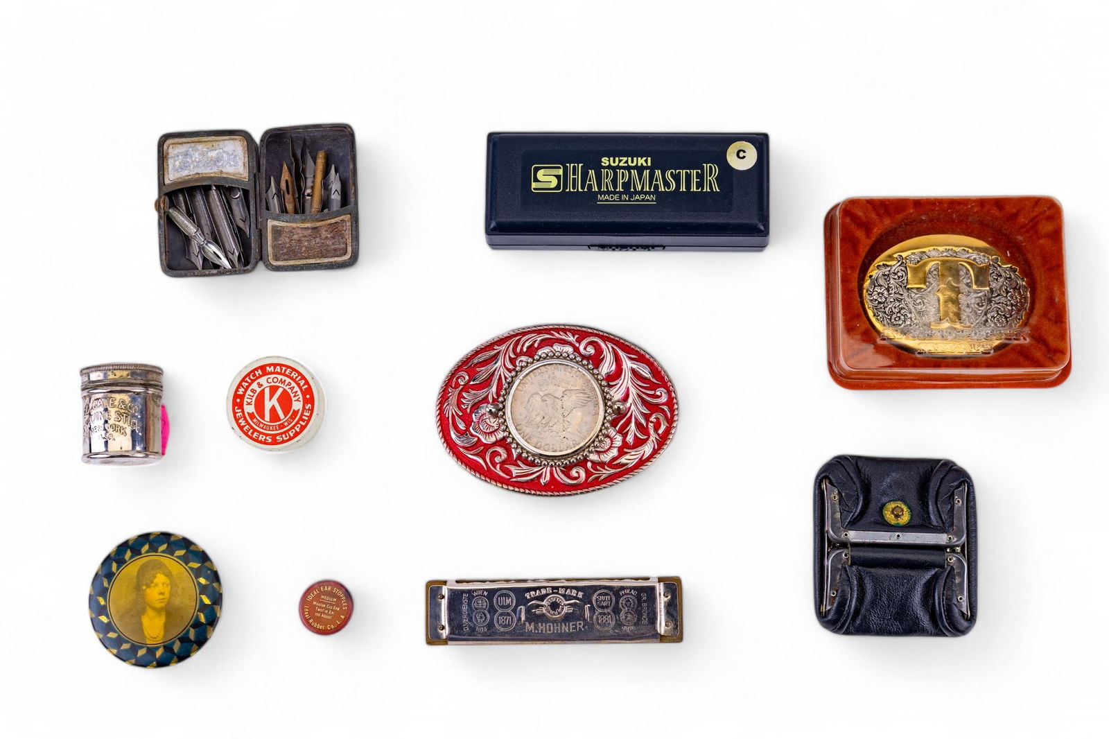 ADM 24KGP Buckle, Harmonicas, Pen Nibs, & More (1 of 16)
