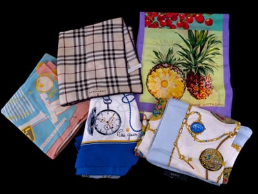 Designer Silk Scarves