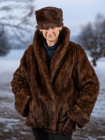 Fur Coat and Hat / Likely Mink
