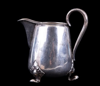 J. Christeson: Antique Danish Ster. Silver Creamer