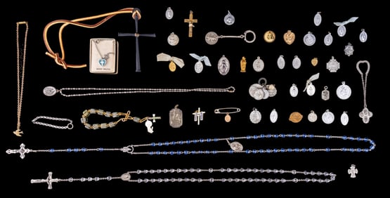 Sterling Rosary, Prayer Medallions, & More