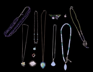 Sterling Silver Blue Lace Agate & More Jewelry