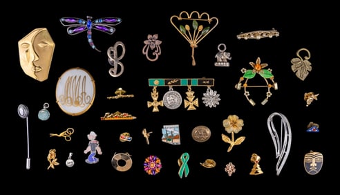 Vintage, Sarah Cov, more Pins, Brooches, Pendants