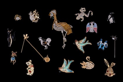 Sarah Cov., Danecraft, & More Animal Brooches