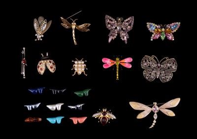 Joan Rivers, KJL, Roman, & More Insect Brooches