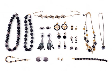 Sterling, Napier, & More Black Accent Jewelry