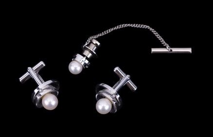 Ron Star Cufflinks and Tie Pin