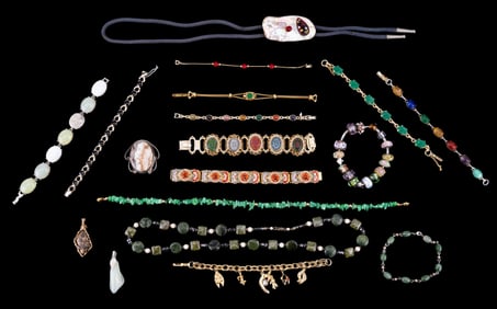 Coro, Liz Claiborne, Green Bead, & Other Jewelry
