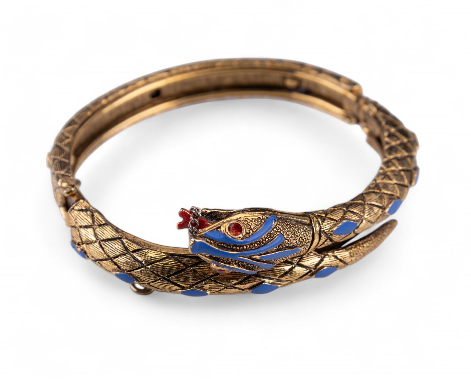 Vintage Enamel Snake Bracelet (1 of 7)