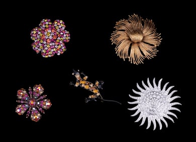 Joan Rivers and Designer Vintage Brooches