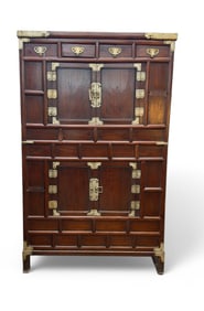 Early 20th C Korean Linen Press