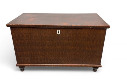 Lancaster County 19th C Folk-Art Blanket Chest