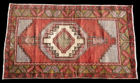 Turkish Oushak Rug ~3' x 4.5'