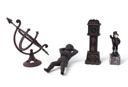 Cast Iron and Bronze Figurines